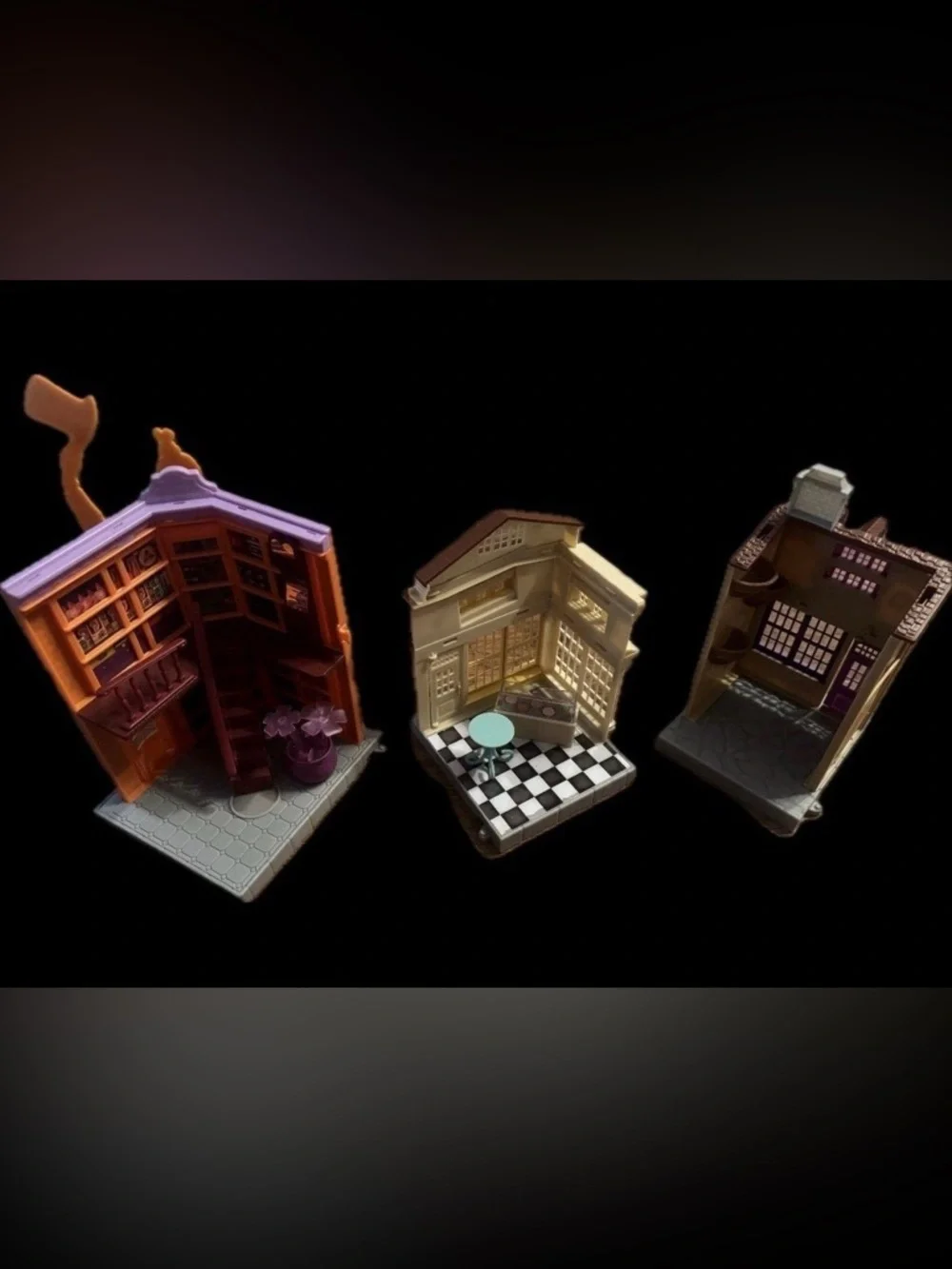 Harry Potter Diagon Alley playset lights & sounds plus Hogwarts express & misc